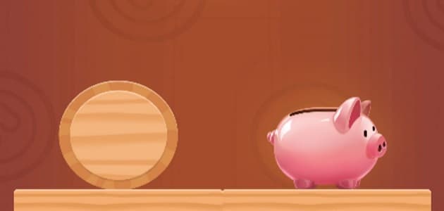 Happy piggy bank