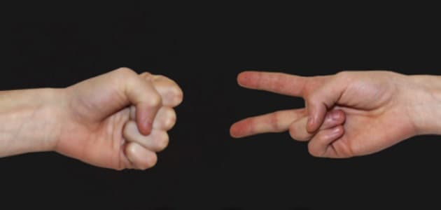 Stone, Paper, Scissors for two