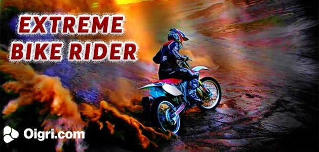 Extreme bike rider