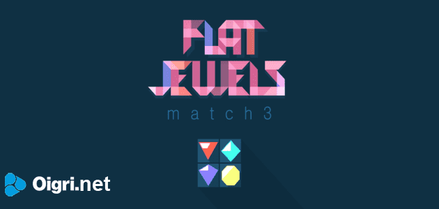 Flat jewels match 3